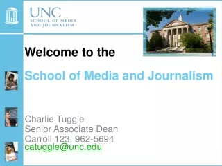 Welcome to the School of Media and Journalism