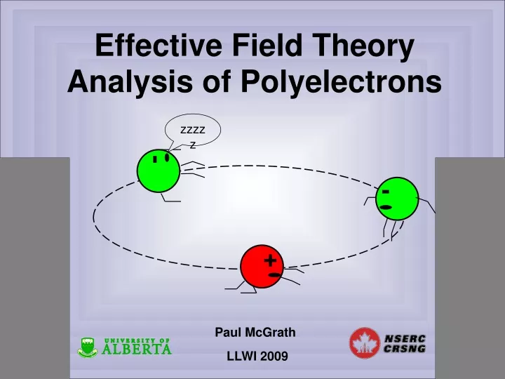 effective field theory analysis of polyelectrons