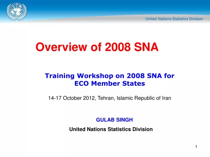 overview of 2008 sna