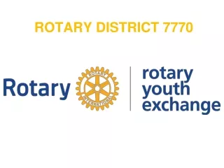 ROTARY DISTRICT 7770