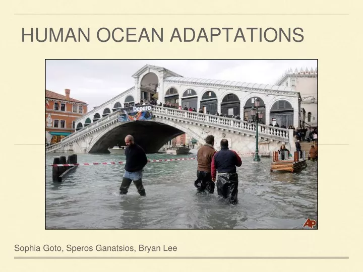 human ocean adaptations