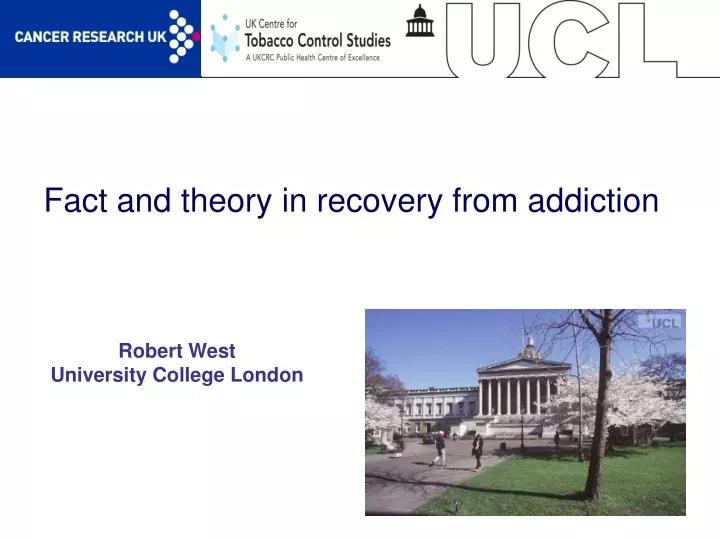 fact and theory in recovery from addiction