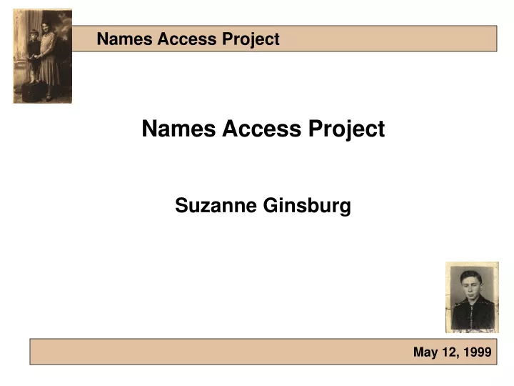 names access project