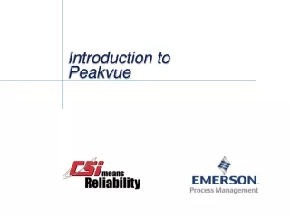 Introduction to Peakvue