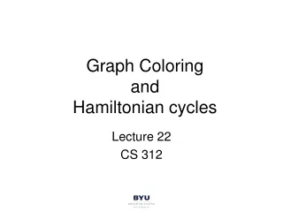 Graph Coloring and  Hamiltonian cycles