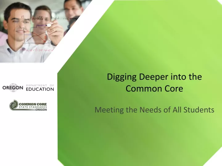 digging deeper into the common core
