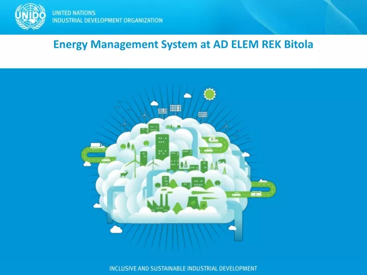 energy management system at ad elem rek bitola