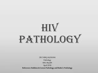 HIV pathology