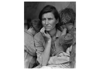 Destitute pea pickers in California. Mother of seven children. Age 32