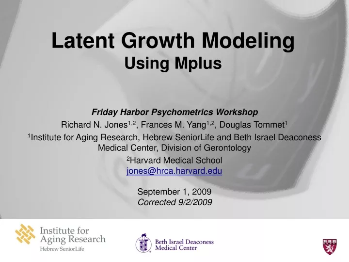 latent growth modeling using mplus