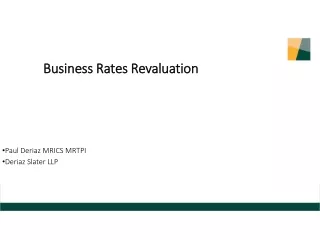 Business Rates Revaluation