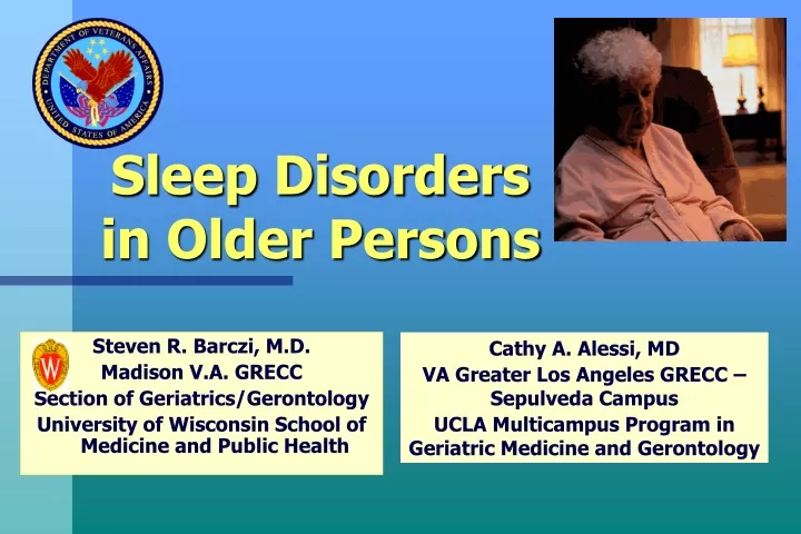 sleep disorders in older persons