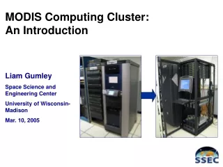 MODIS Computing Cluster: An Introduction