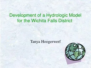Development of a Hydrologic Model for the Wichita Falls District