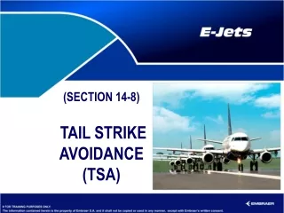 (SECTION 14-8)  TAIL STRIKE AVOIDANCE (TSA)