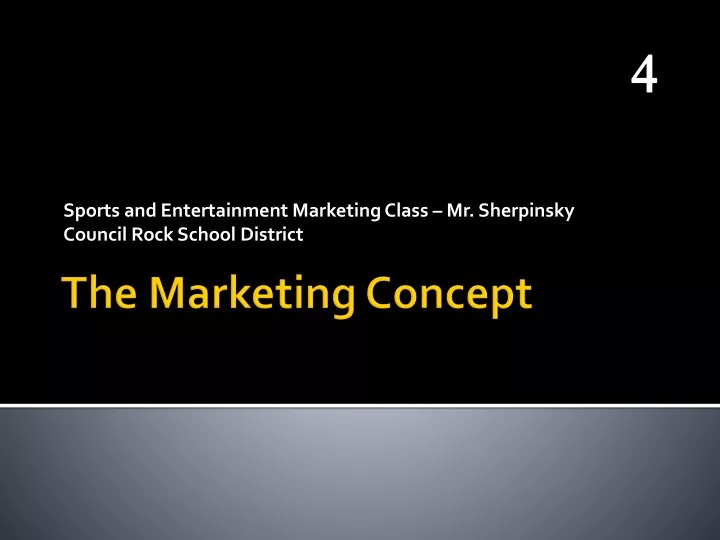 sports and entertainment marketing class mr sherpinsky council rock school district