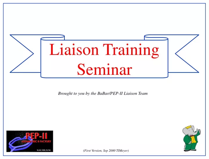 liaison training seminar