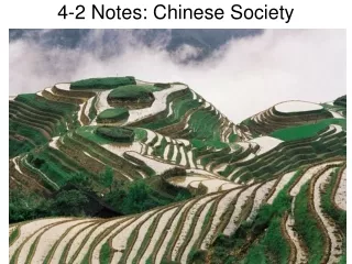 4-2 Notes: Chinese Society