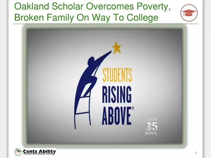 oakland scholar overcomes poverty broken family on way to college