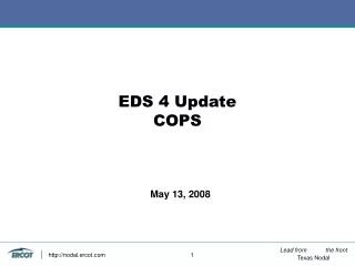 EDS 4 Update  COPS