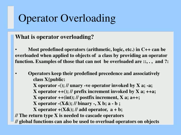 Learn about Operator Overloading in C++ Programming