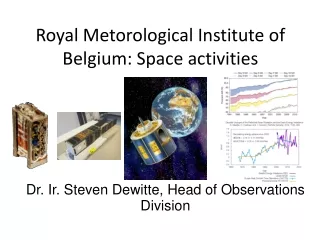 Royal Metorological Institute of Belgium: Space activities