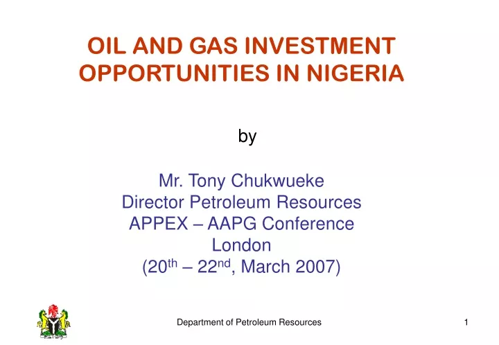 oil and gas investment opportunities in nigeria