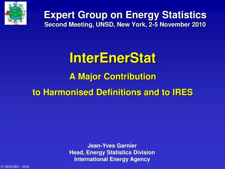expert group on energy statistics second meeting unsd new york 2 5 november 2010