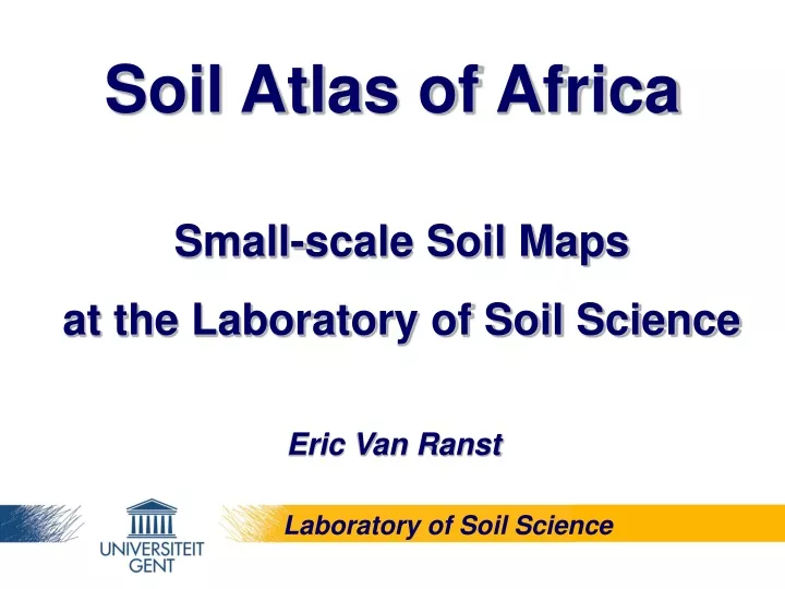 soil atlas of africa