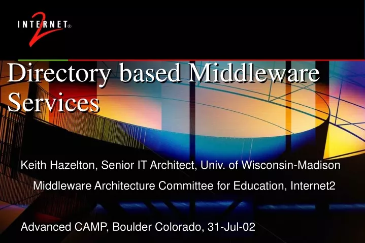 directory based middleware services