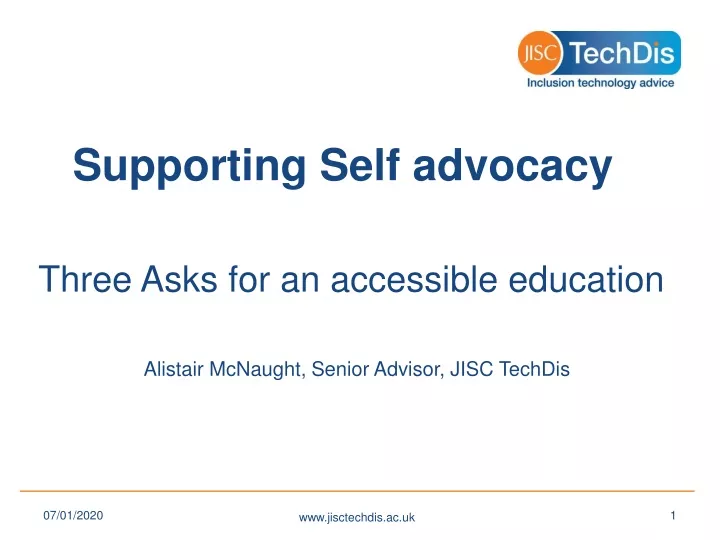 supporting self advocacy