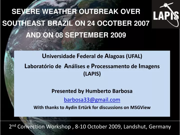 severe weather outbreak over southeast brazil