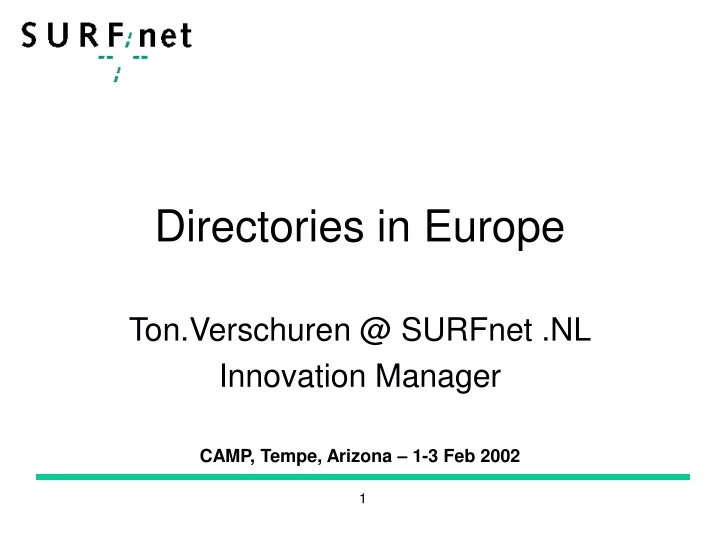 directories in europe