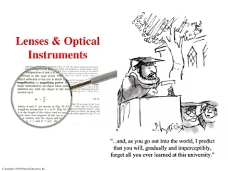 Lenses &amp; Optical Instruments