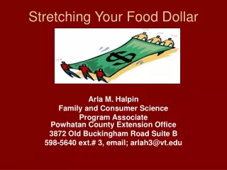 Stretching Your Food Dollar