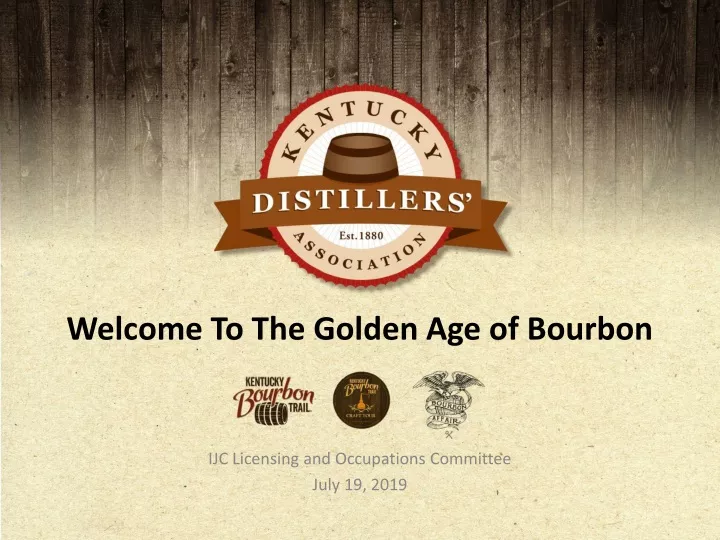welcome to the golden age of bourbon