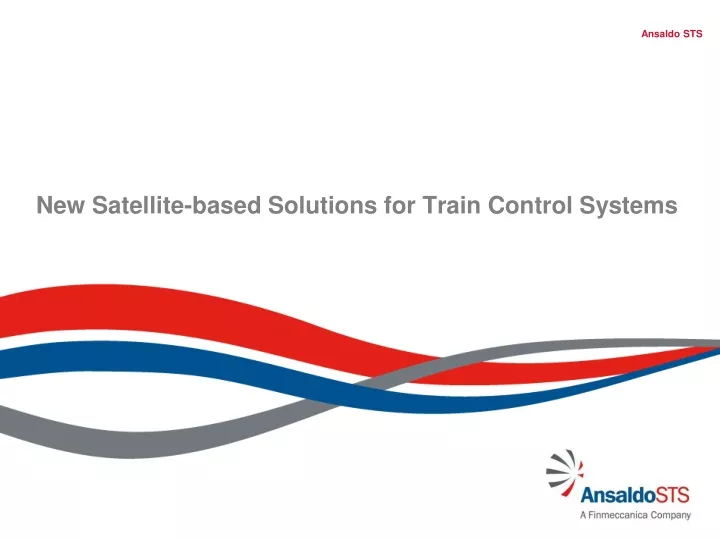 new satellite based solutions for train control systems