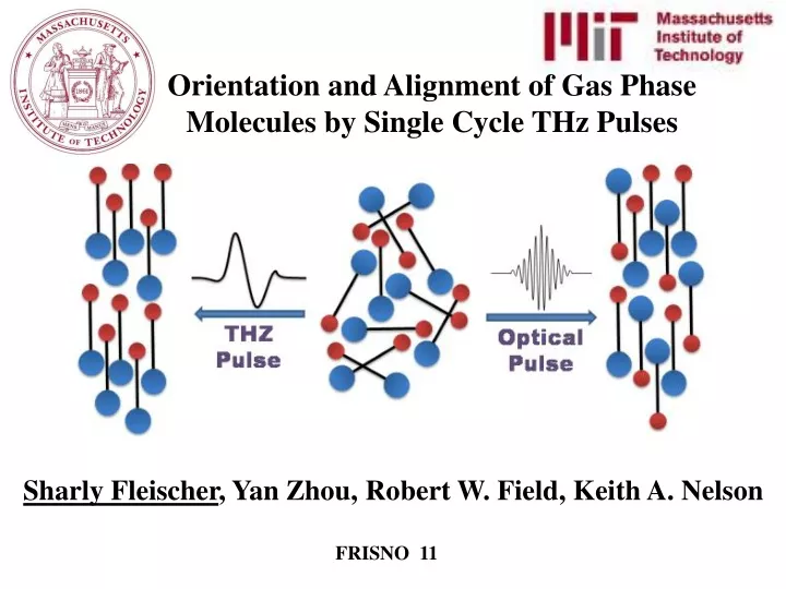 orientation and alignment of gas phase molecules