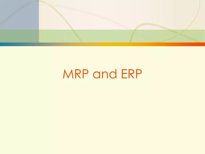 mrp and erp