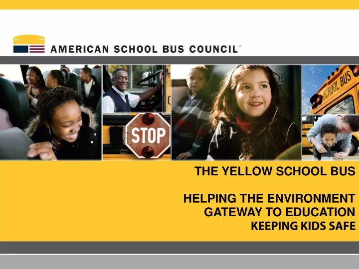the yellow school bus helping the environment