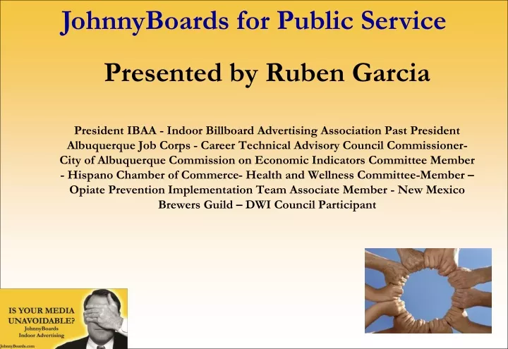 johnnyboards for public service