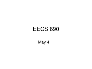 EECS 690