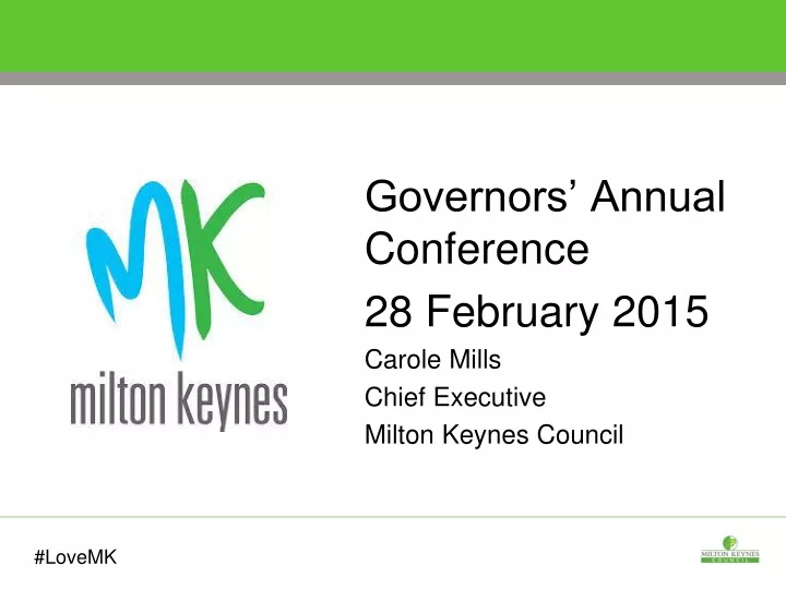 governors annual conference 28 february 2015