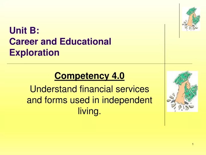 unit b career and educational exploration