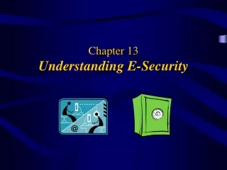Chapter 13 Understanding E-Security