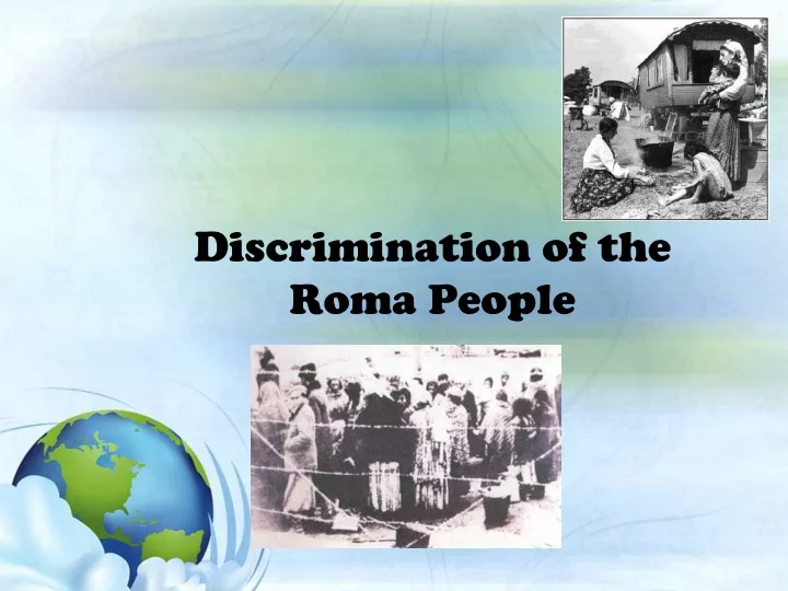 discrimination of the roma people