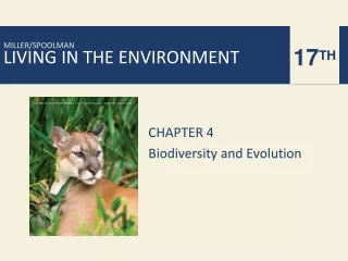 CHAPTER 4 Biodiversity and Evolution