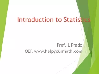 Introduction to Statistics