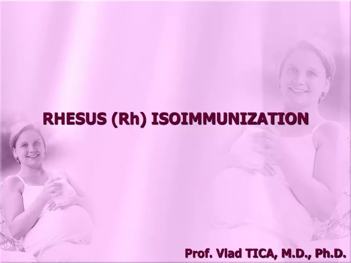 rhesus rh isoimmunization