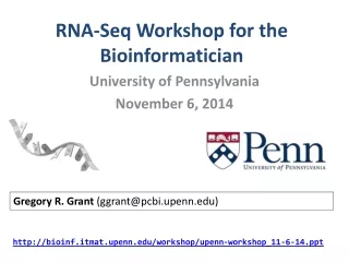 RNA-Seq Workshop for the Bioinformatician